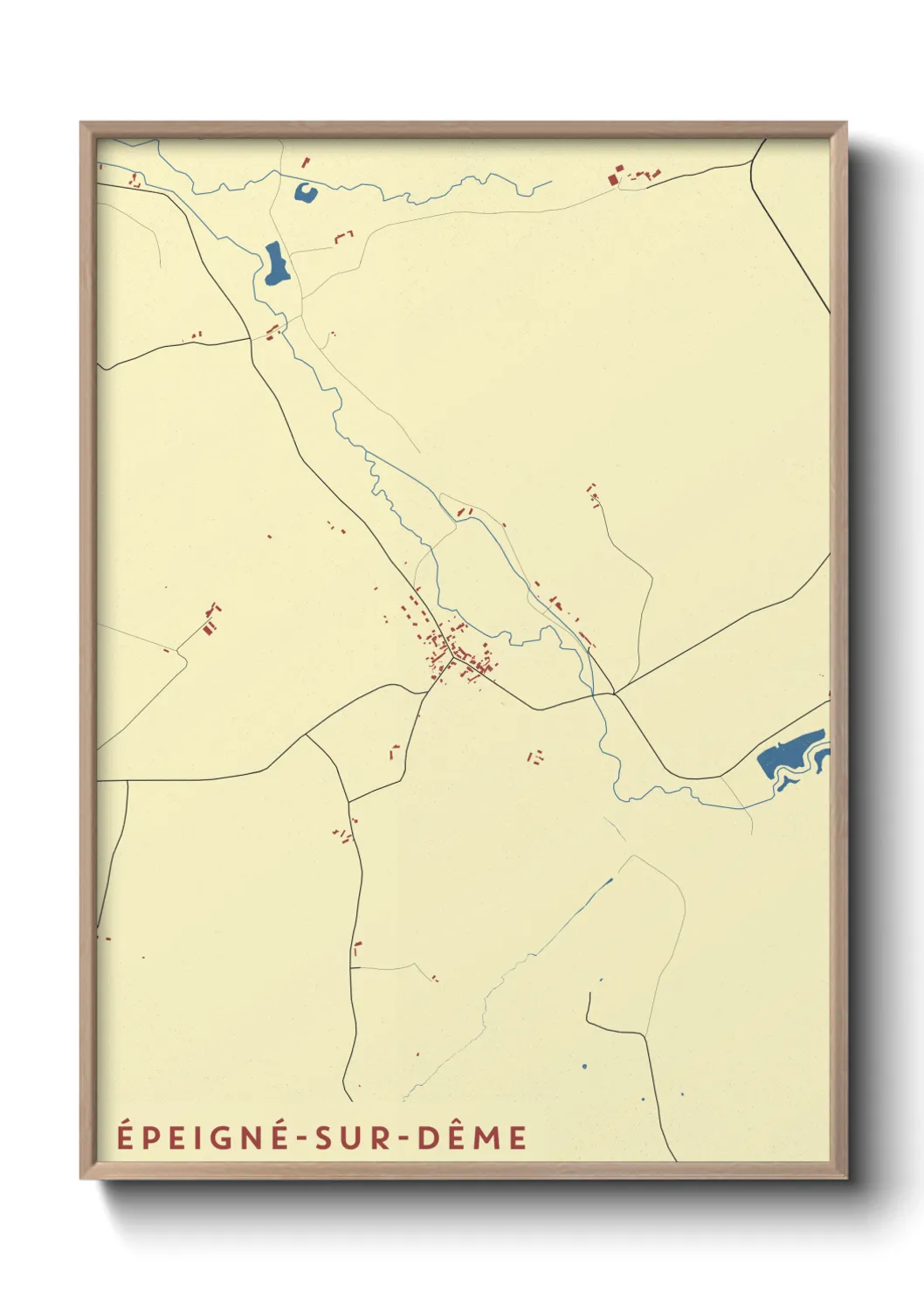 Un poster carteÉpeigné-sur-Dême