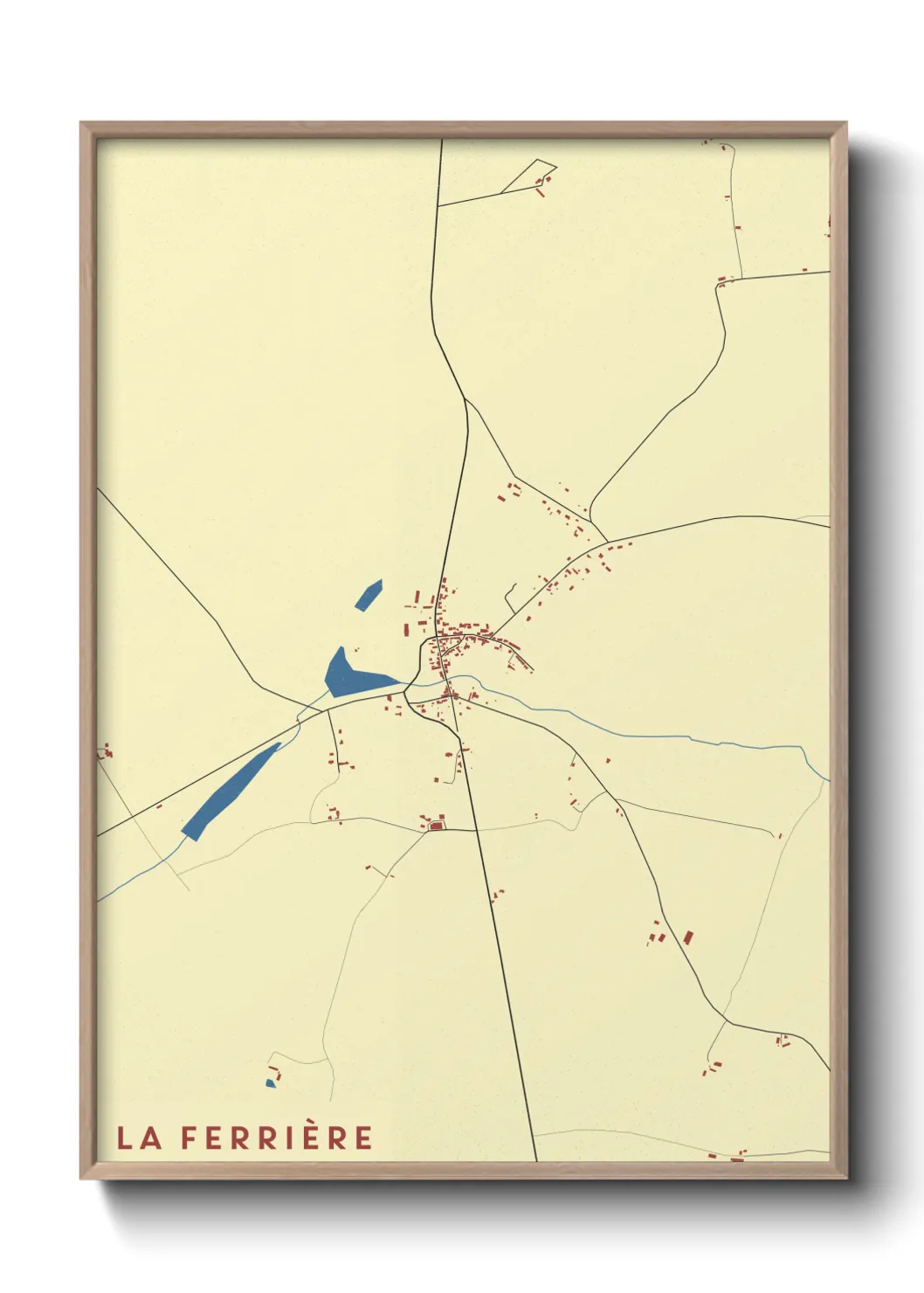 Un poster carteLa Ferrière