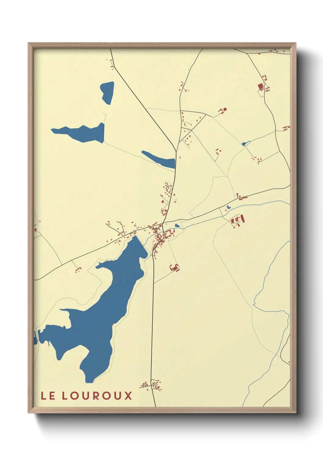 Un poster carteLe Louroux