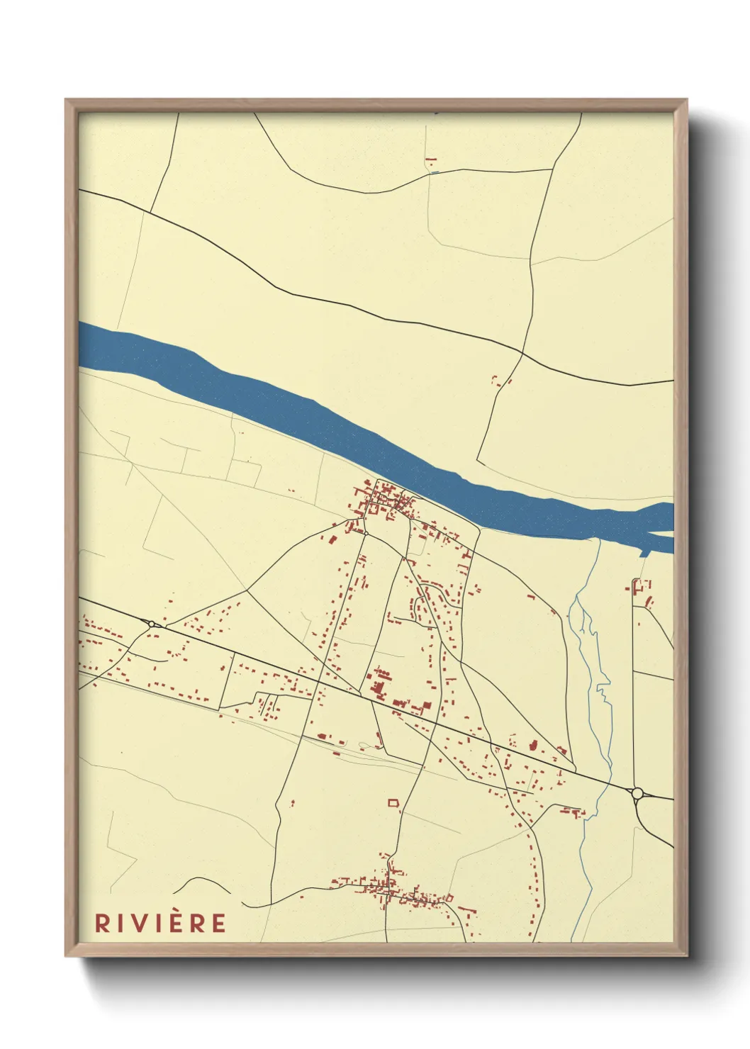 Un poster carteRivière