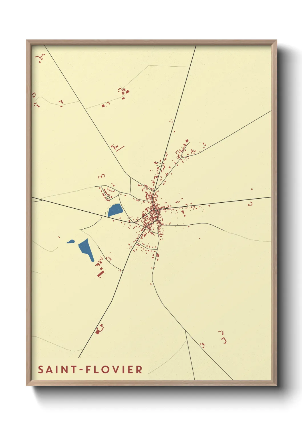 Un poster carteSaint-Flovier