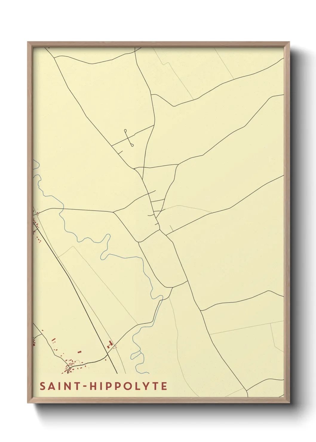 Un poster carteSaint-Hippolyte