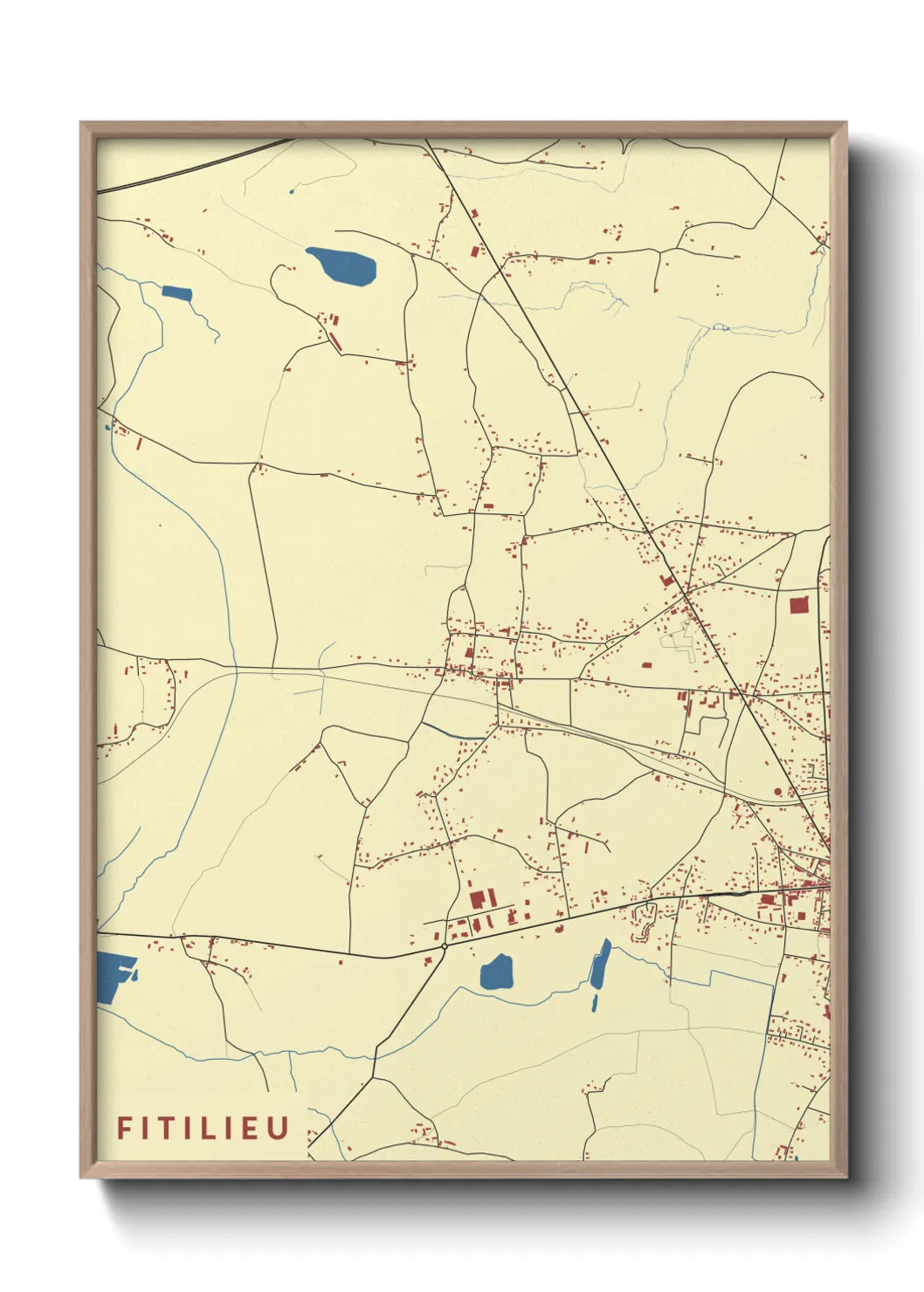 Un poster carteFitilieu