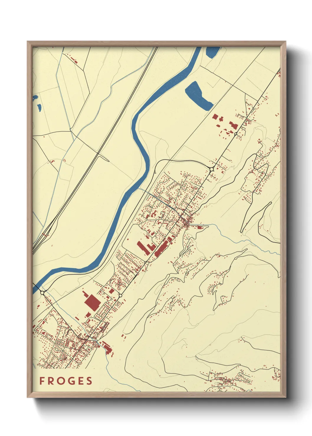 Un poster carteFroges