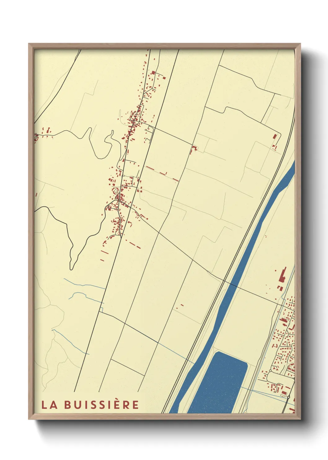Un poster carteLa Buissière