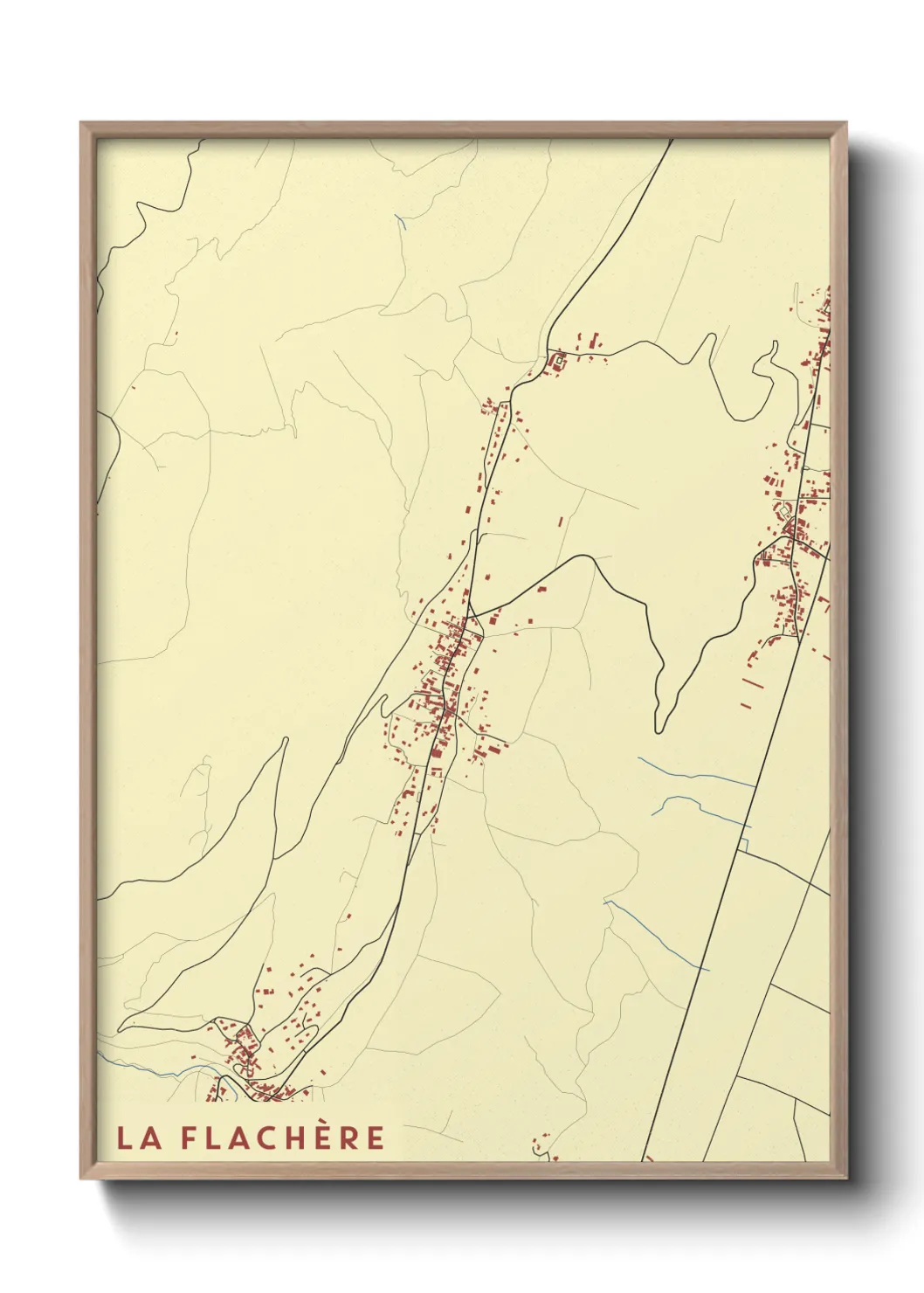 Un poster carteLa Flachère