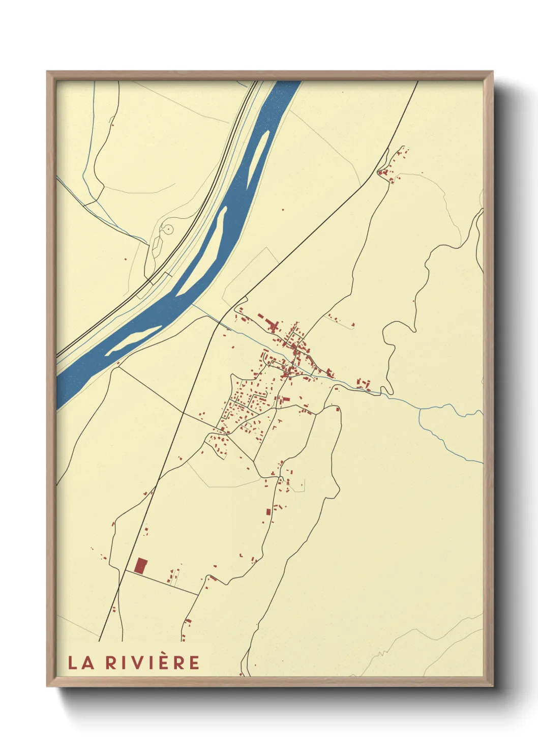 Un poster carteLa Rivière