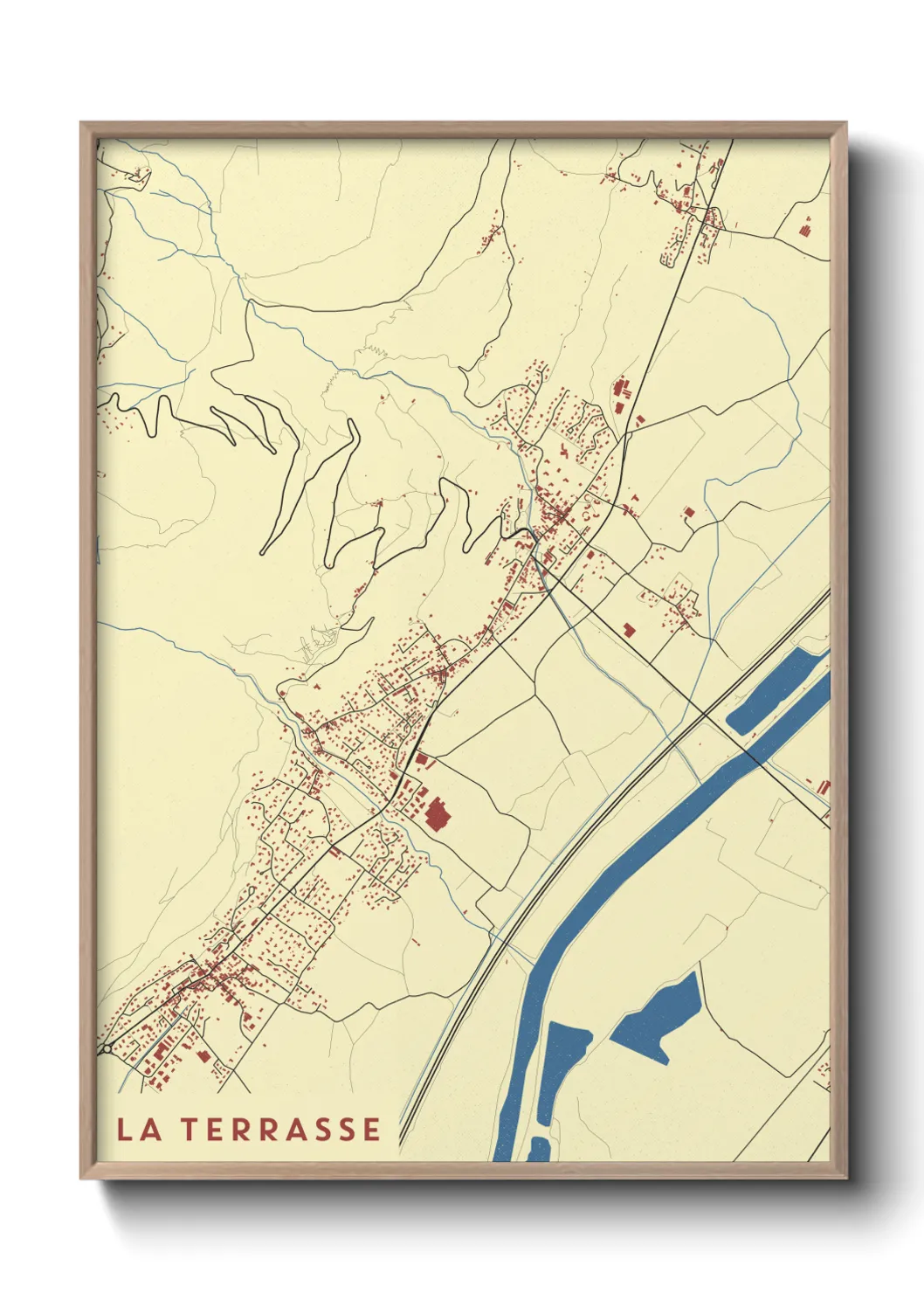 Un poster carteLa Terrasse