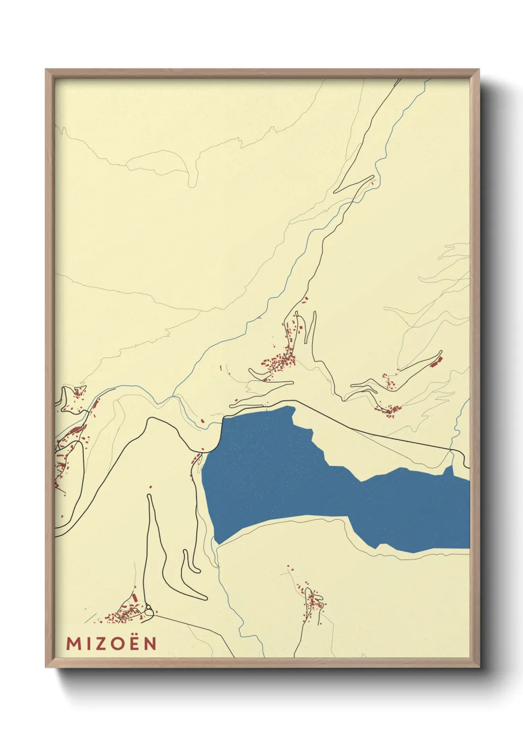 Un poster carteMizoën