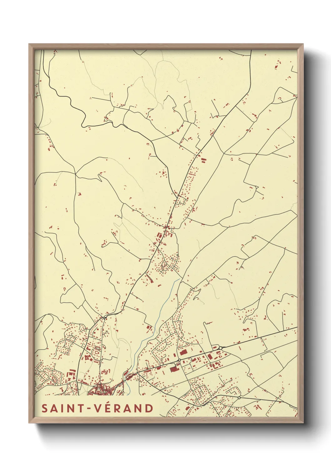 Un poster carteSaint-Vérand