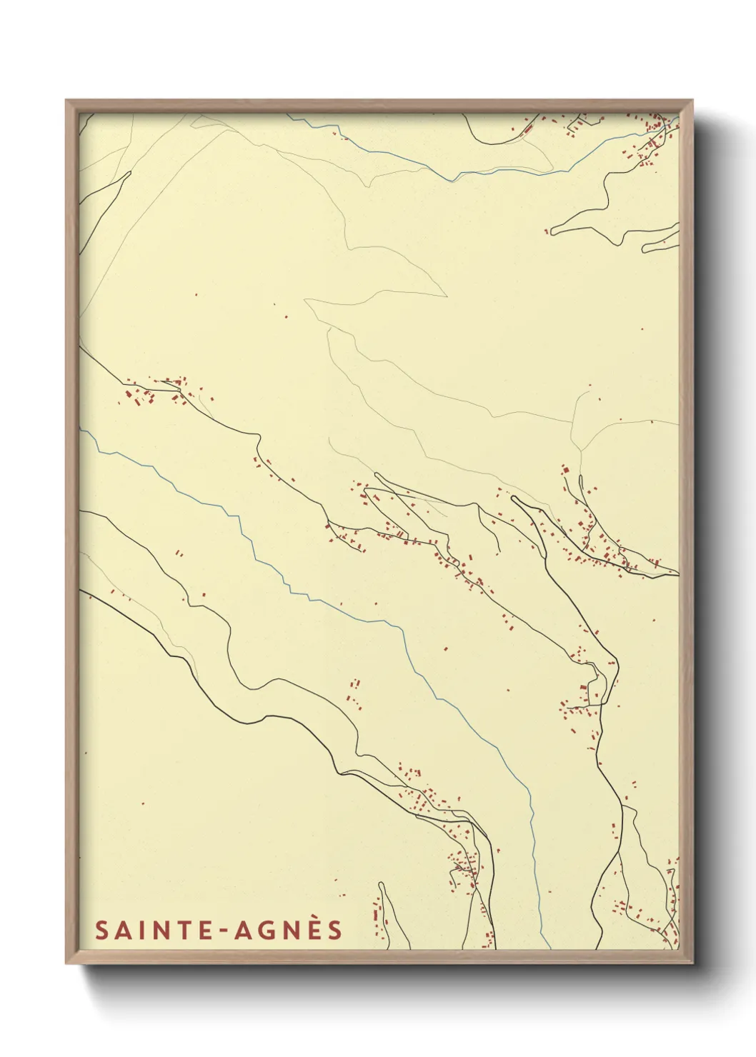 Un poster carteSainte-Agnès