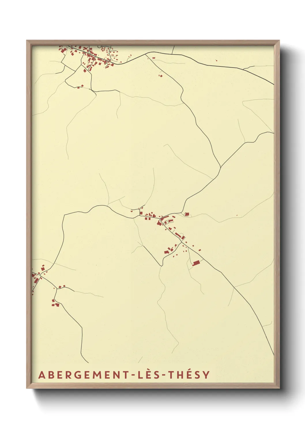 Un poster carteAbergement-lès-Thésy