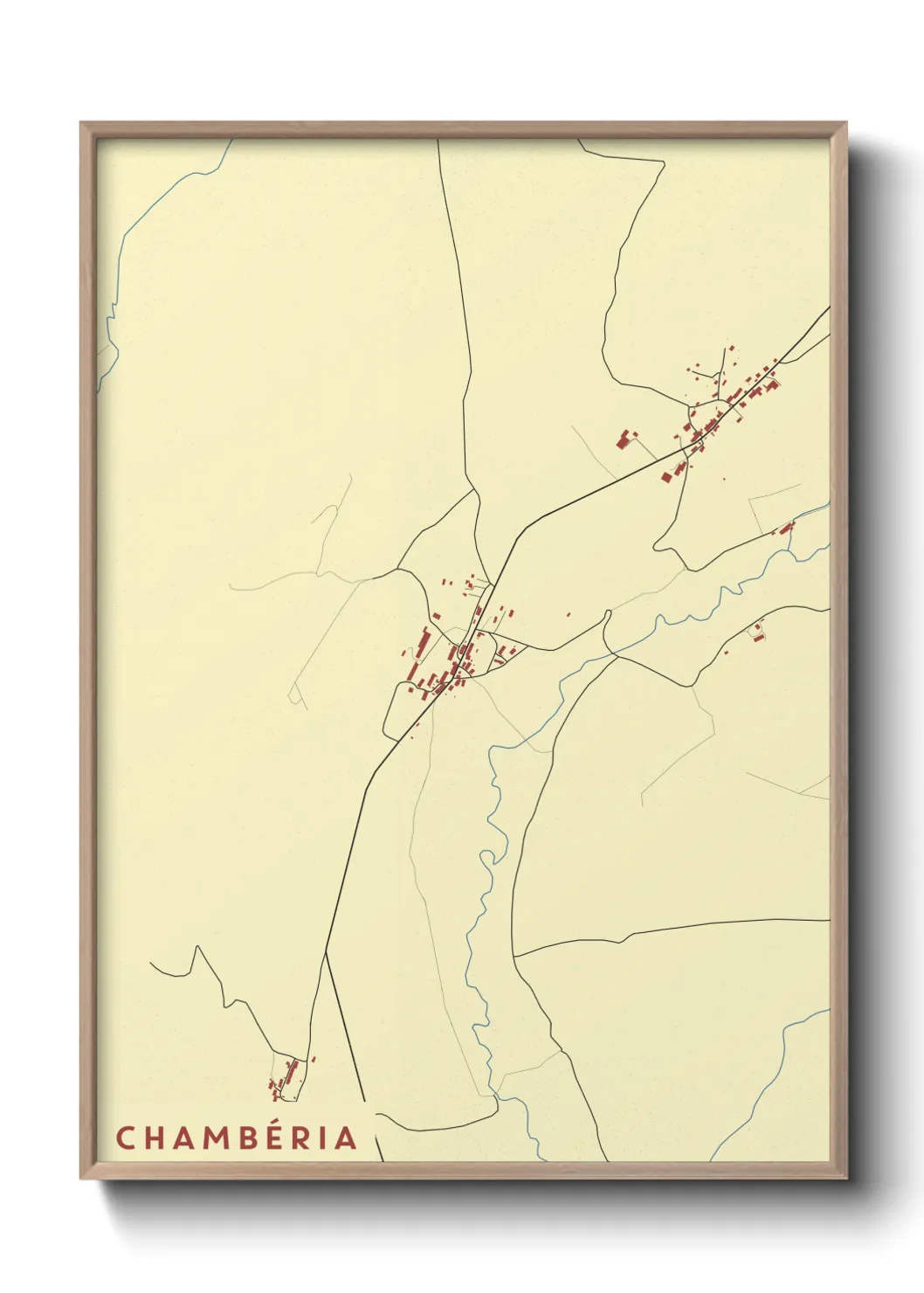 Un poster carteChambéria