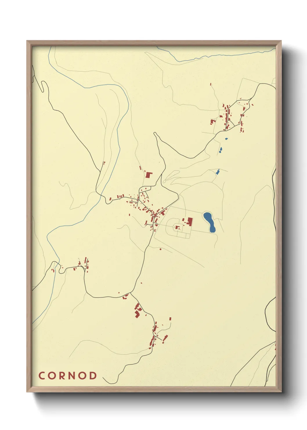 Un poster carteCornod