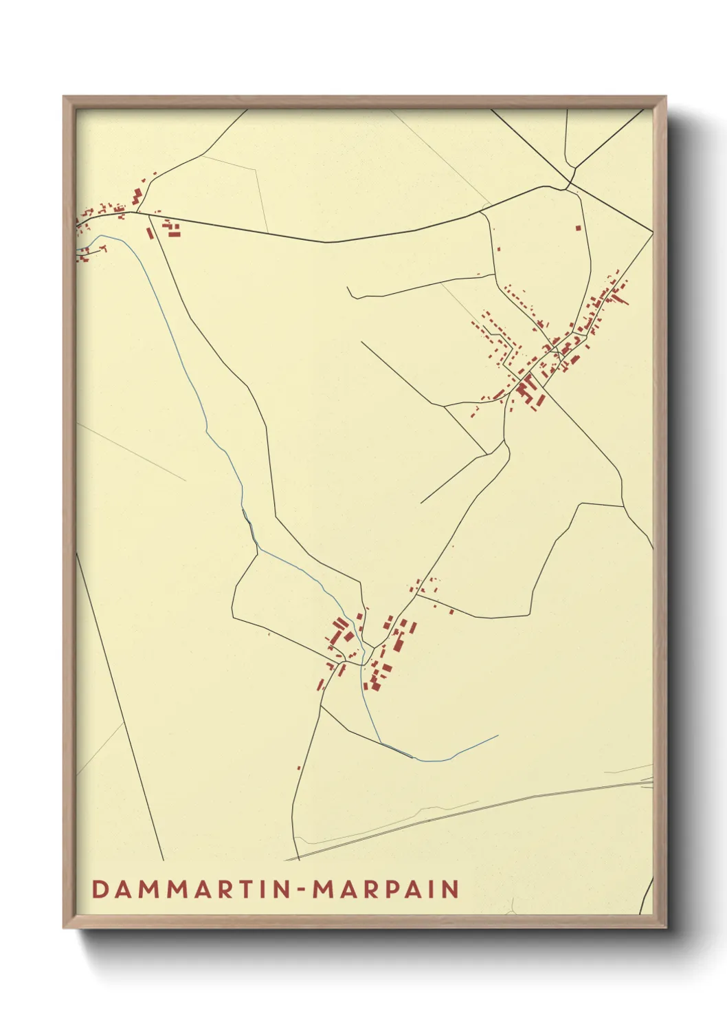 Un poster carteDammartin-Marpain