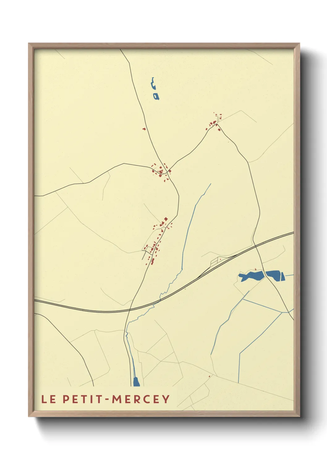 Un poster carteLe Petit-Mercey