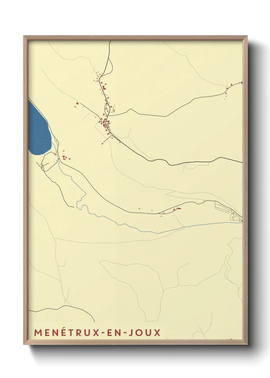 Un poster carteMenétrux-en-Joux