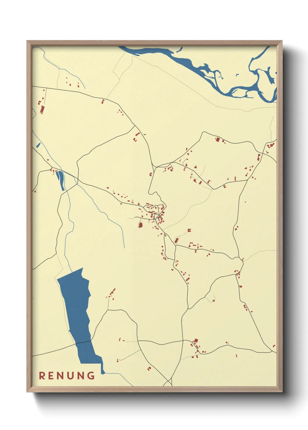 Une affiche de carte sur Renung