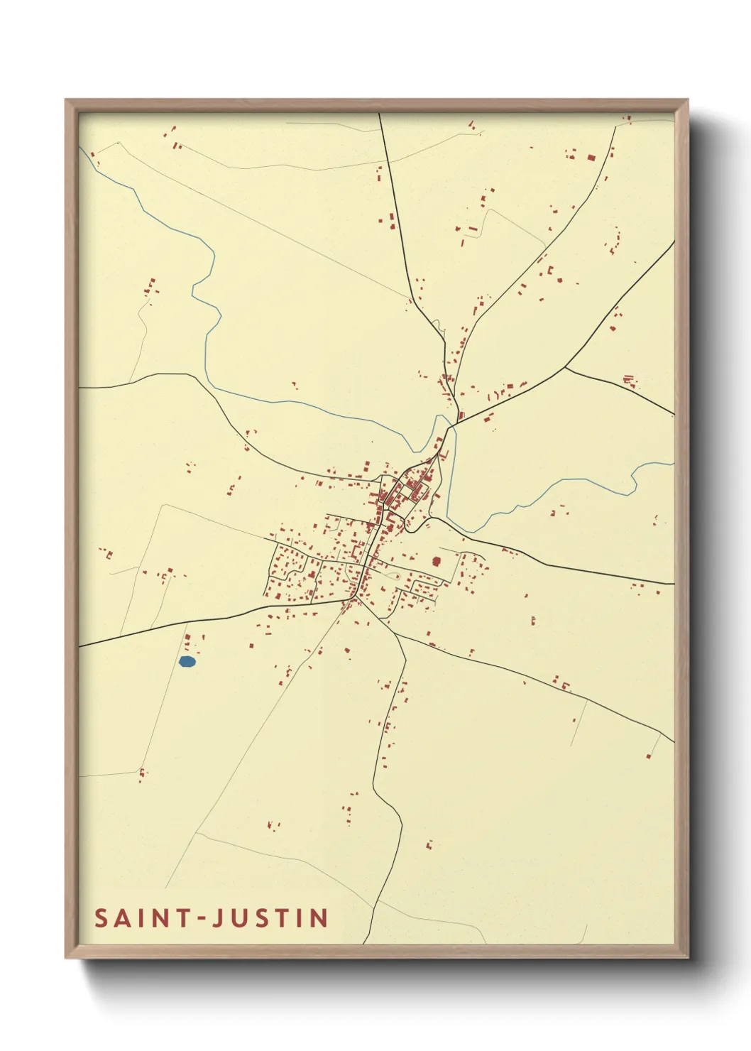 Un poster carteSaint-Justin