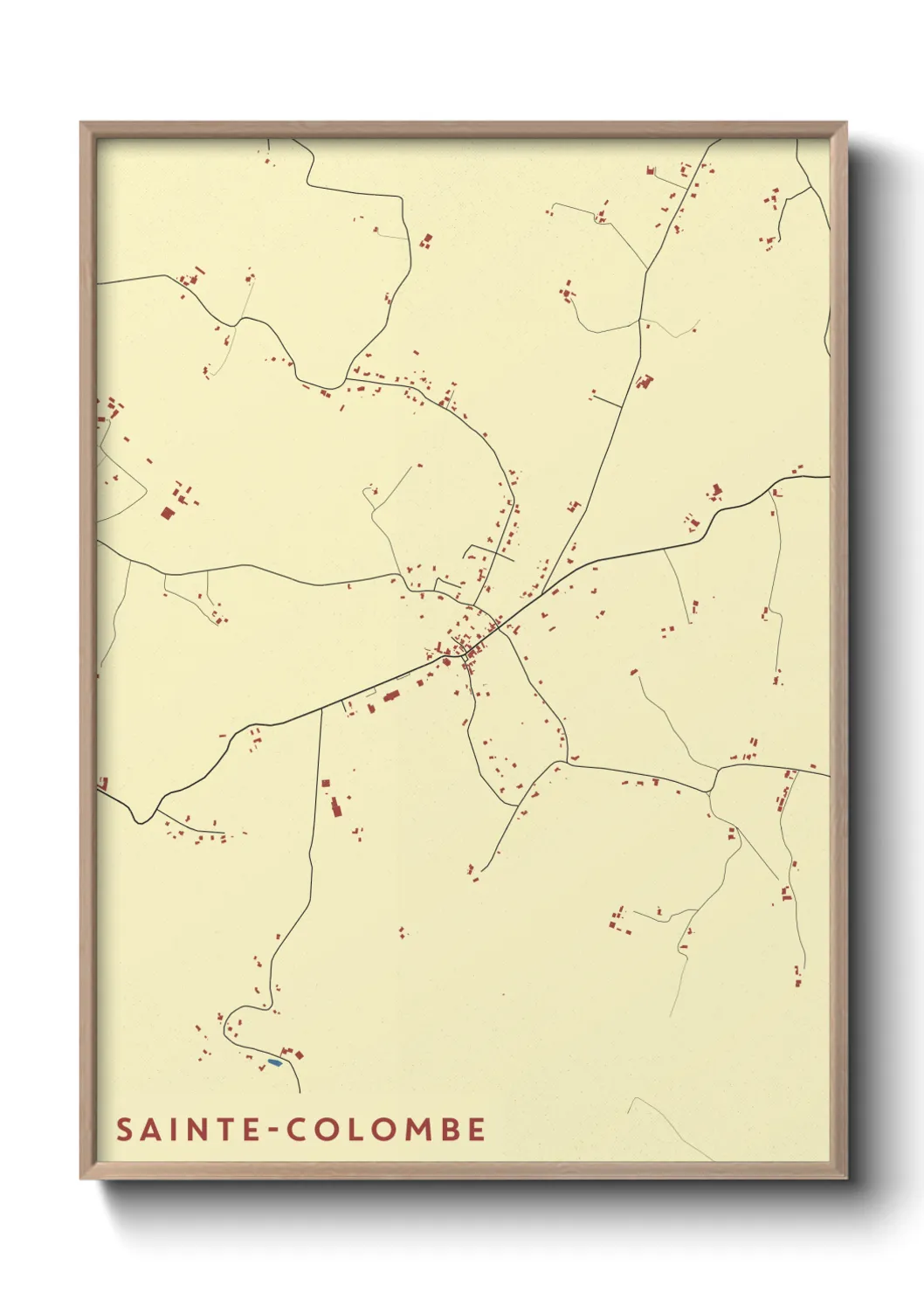 Un poster carteSainte-Colombe