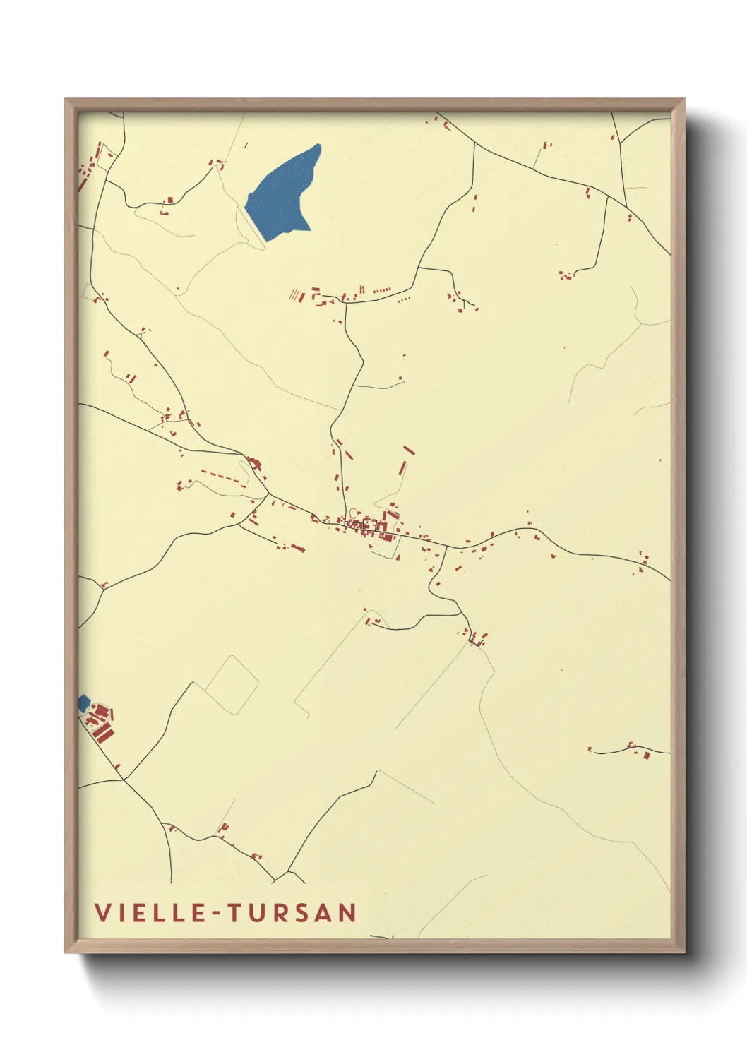 Un poster carteVielle-Tursan