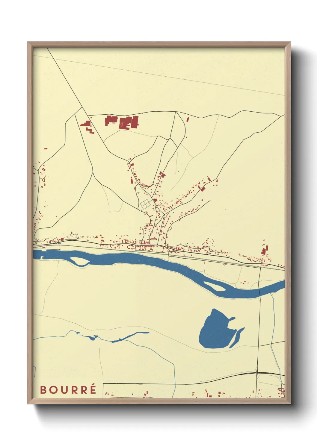Une affiche de carte sur Bourré