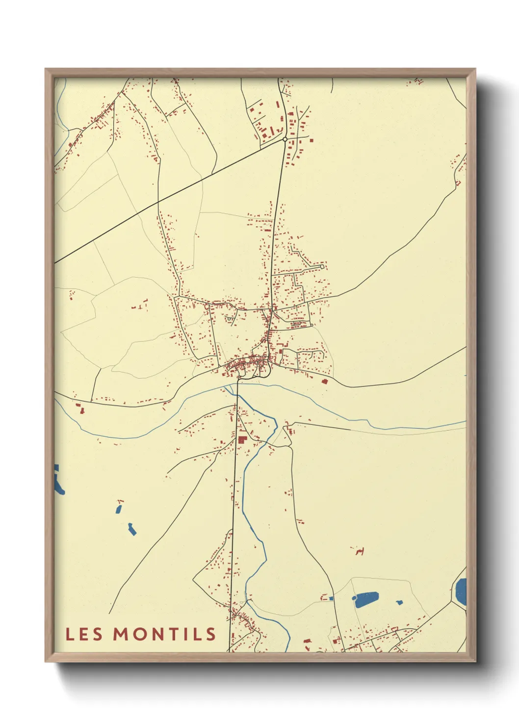 Un poster carteLes Montils