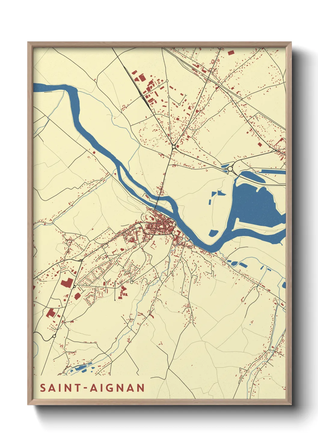 Un poster carteSaint-Aignan