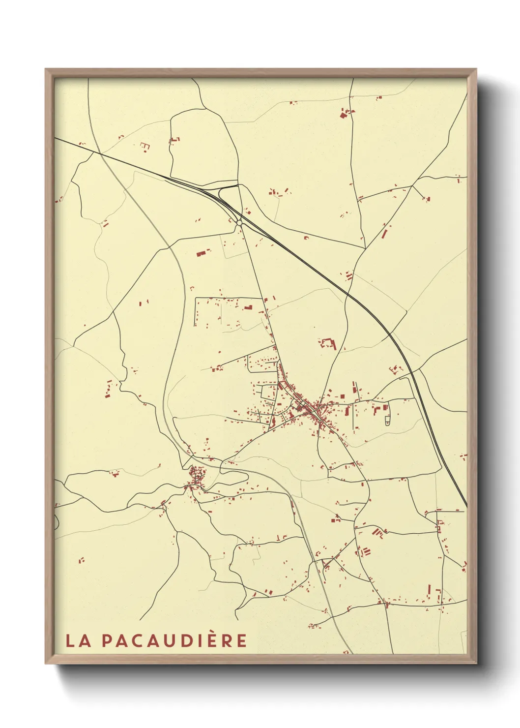 Un poster carteLa Pacaudière