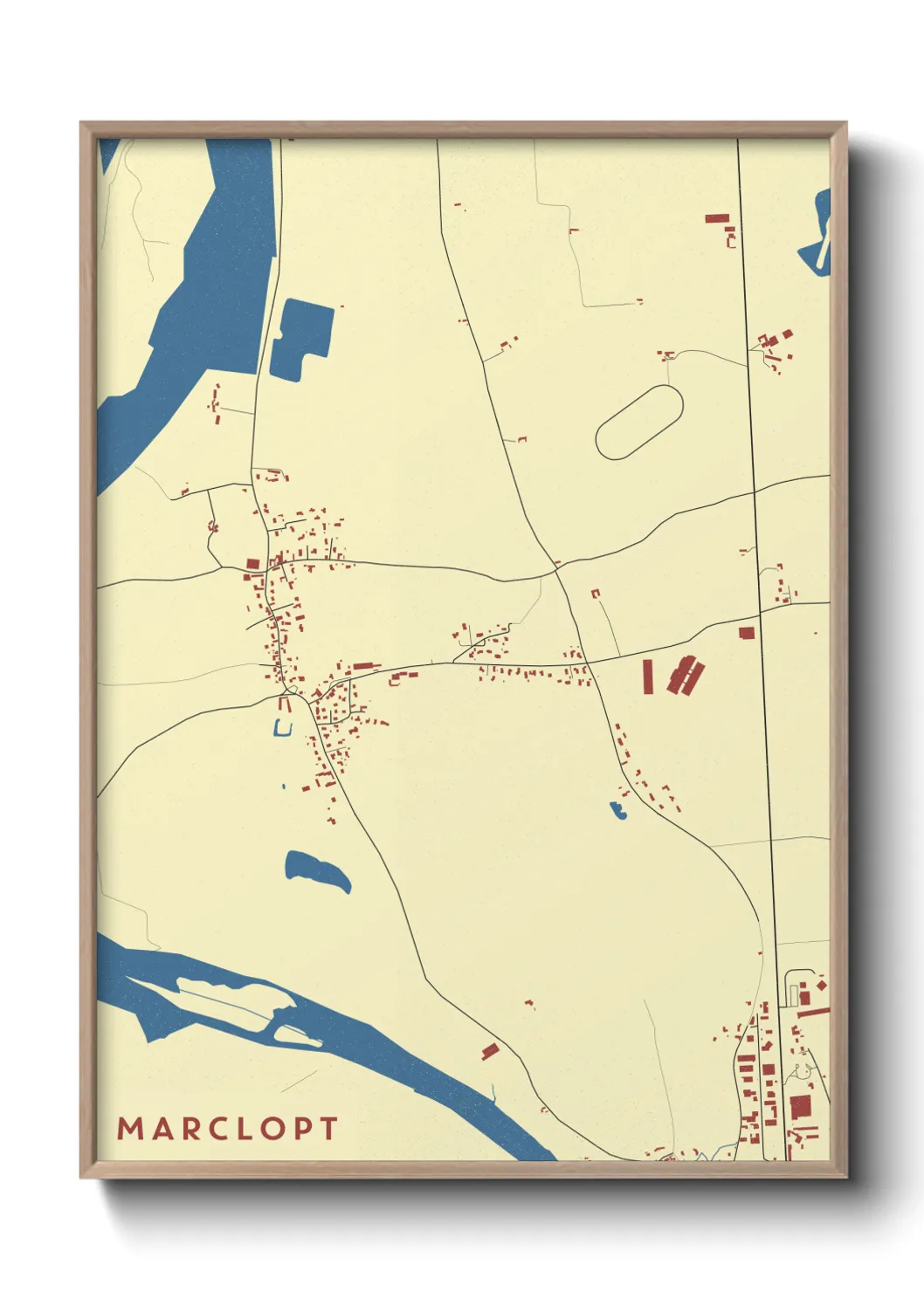 Une affiche de carte sur Marclopt