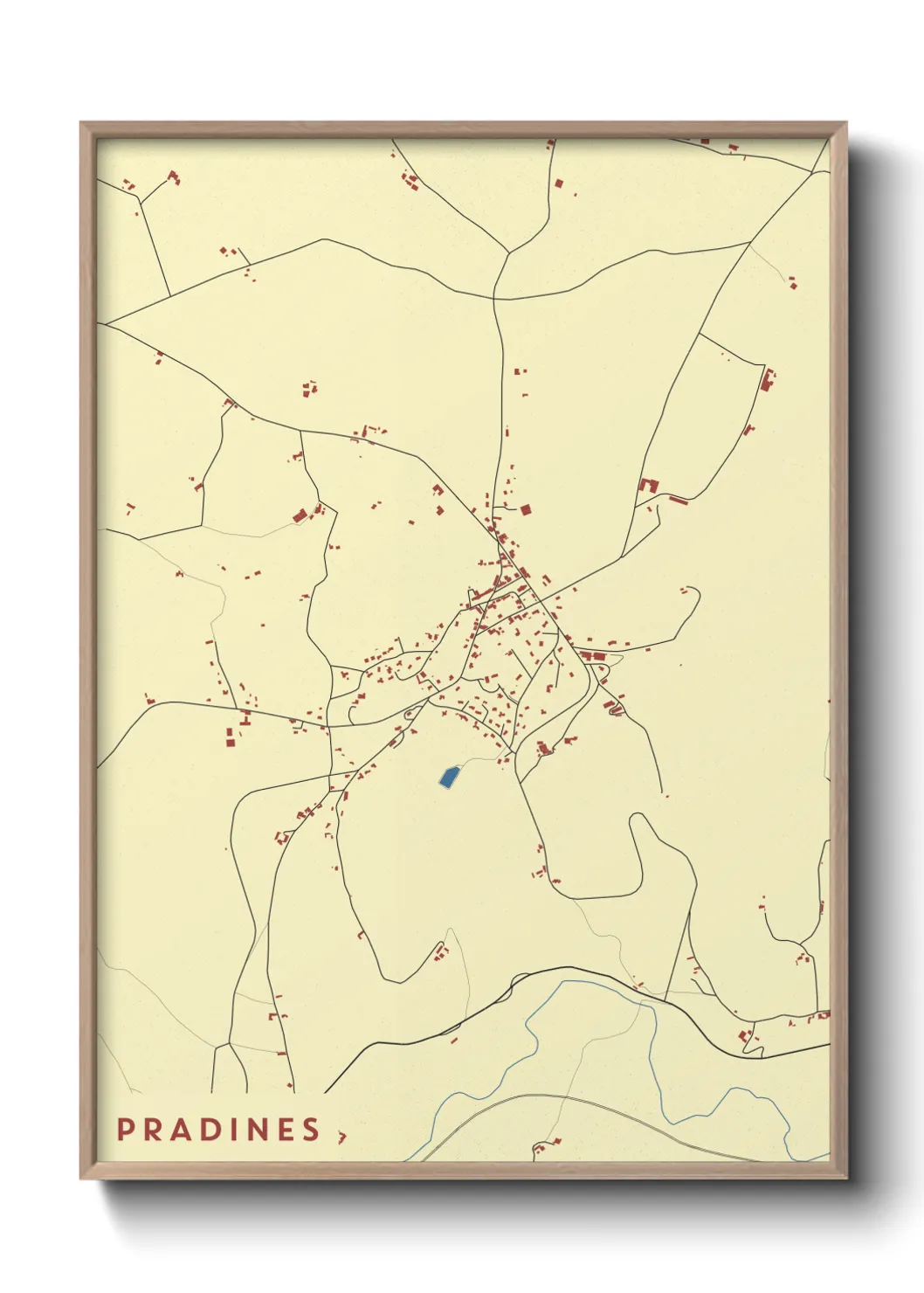 Un poster cartePradines