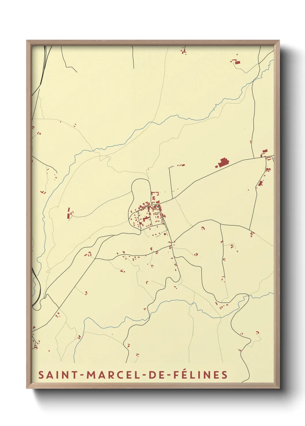 Un poster carteSaint-Marcel-de-Félines