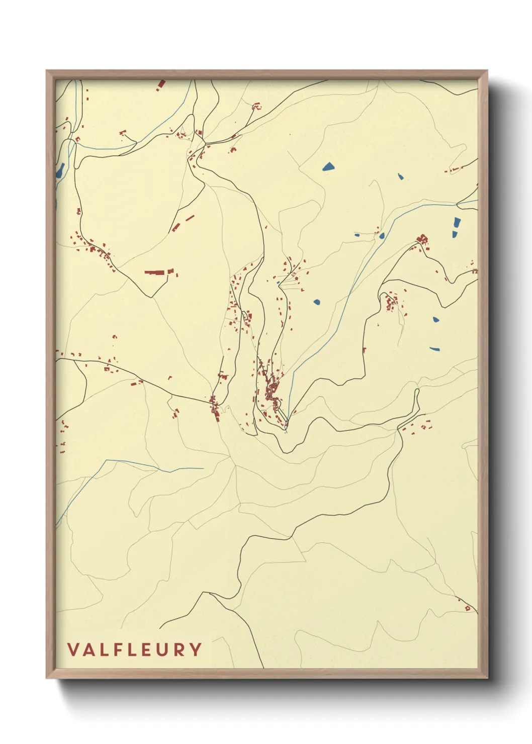 Un poster carteValfleury