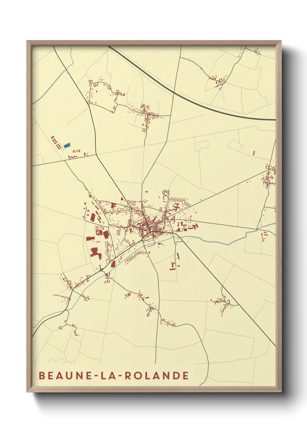 Un poster carteBeaune-la-Rolande