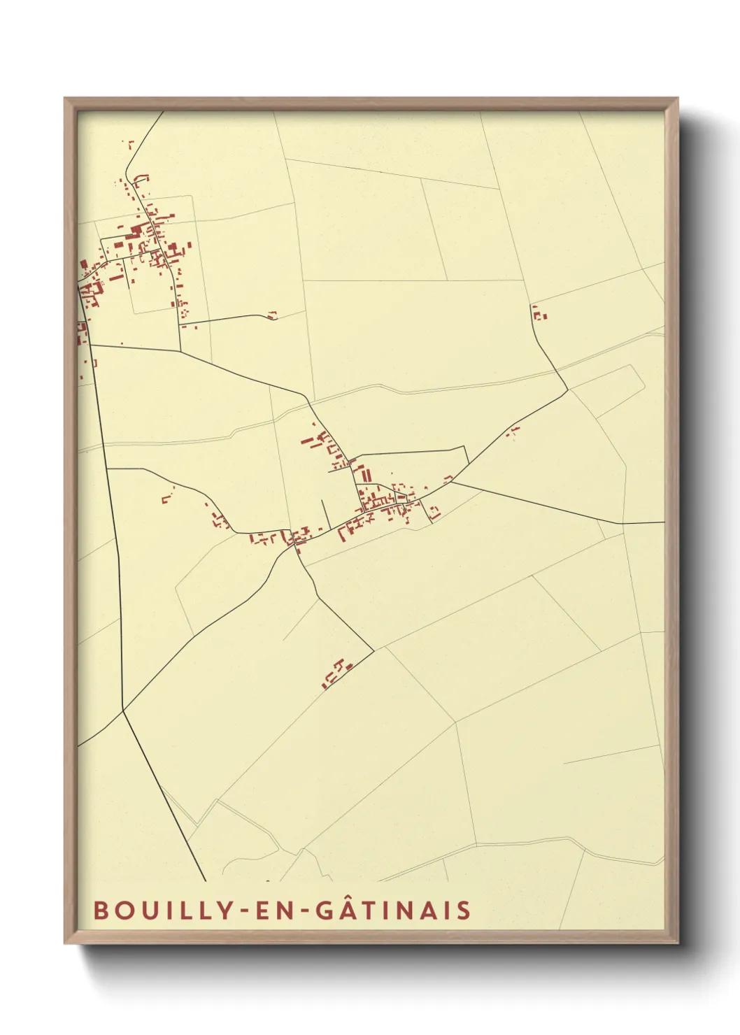 Un poster carteBouilly-en-Gâtinais