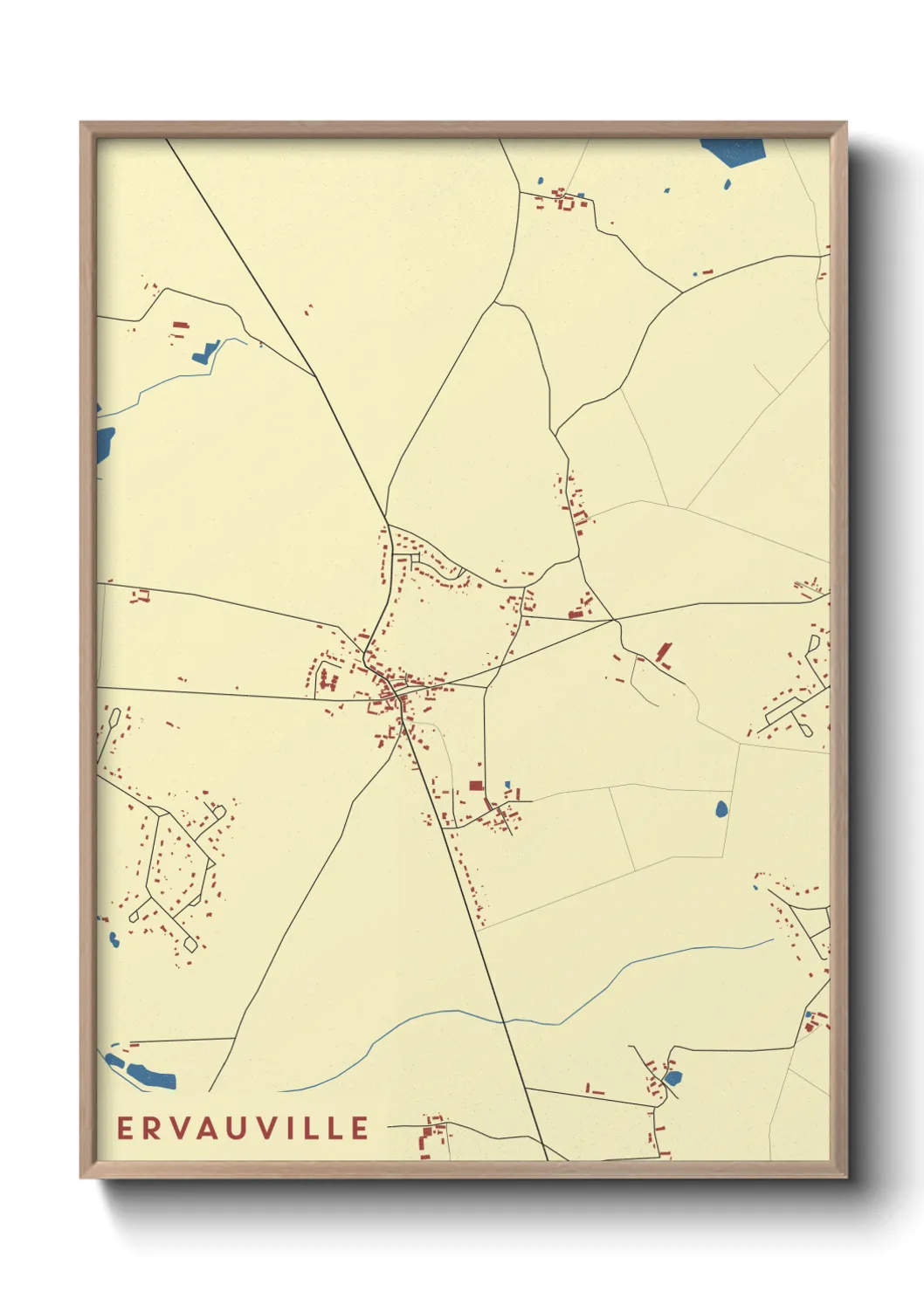 Un poster carteErvauville