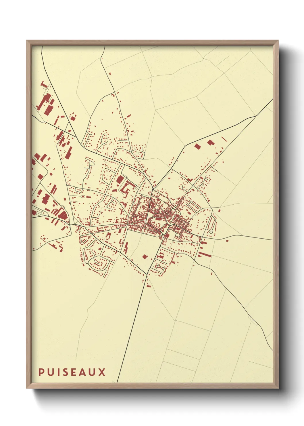 Un poster cartePuiseaux