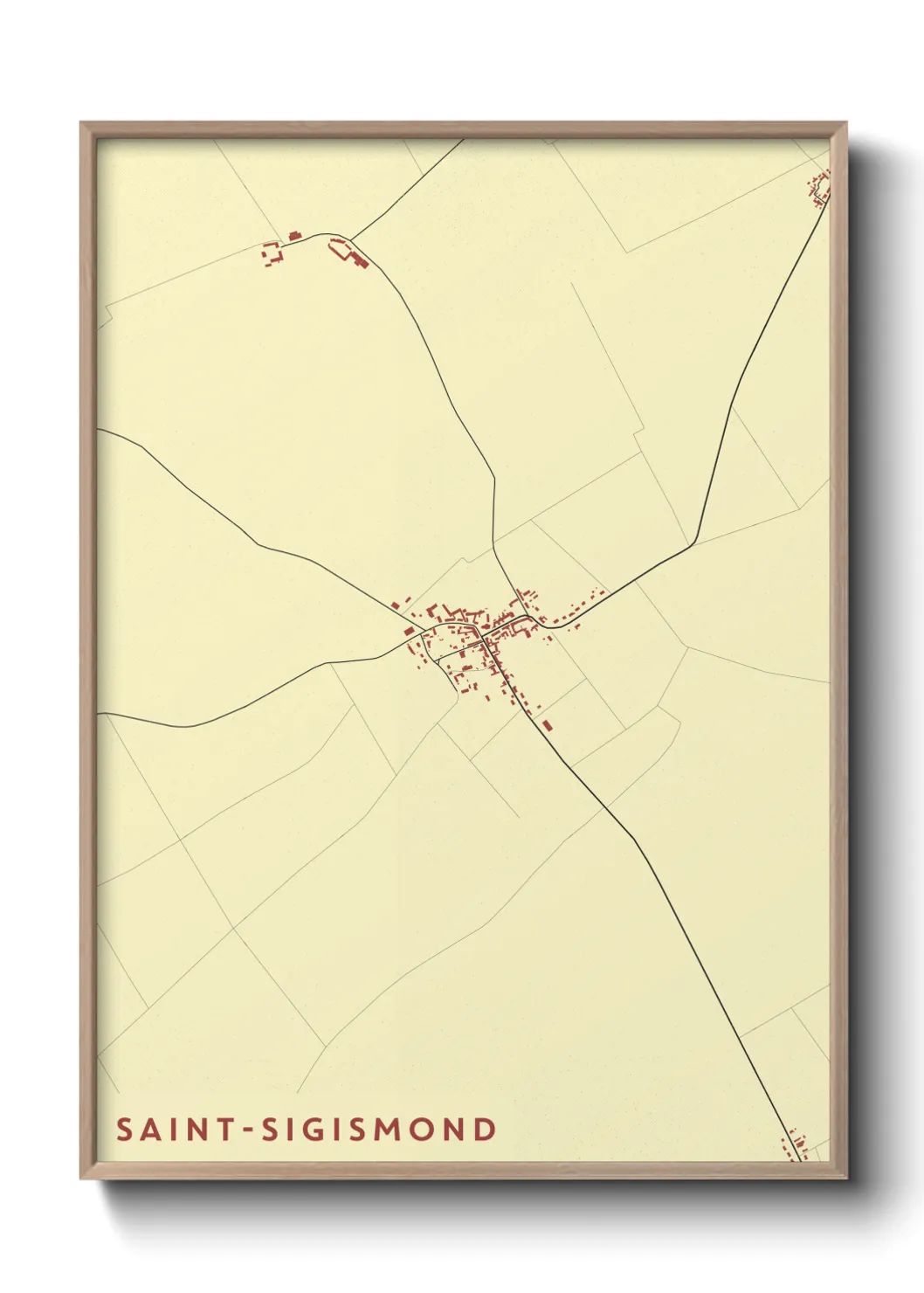 Un poster carteSaint-Sigismond