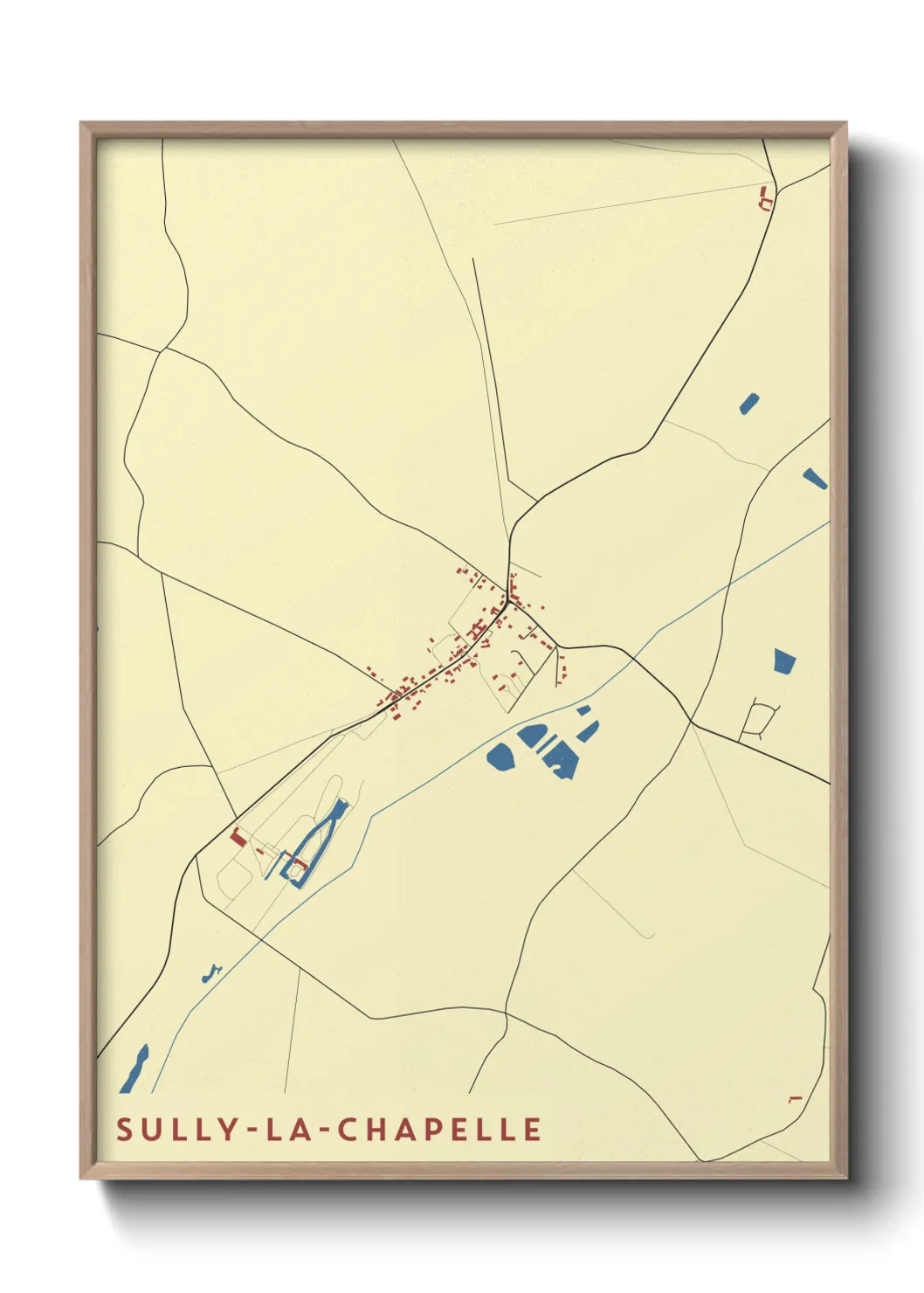 Un poster carteSully-la-Chapelle