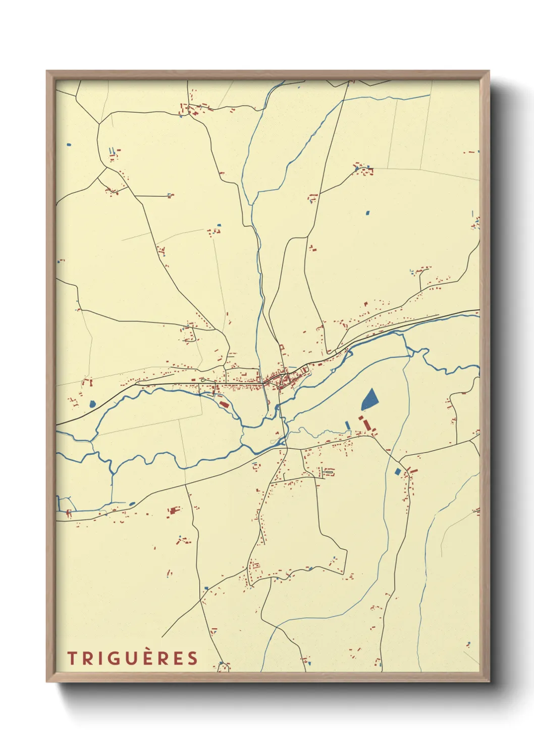 Un poster carteTriguères