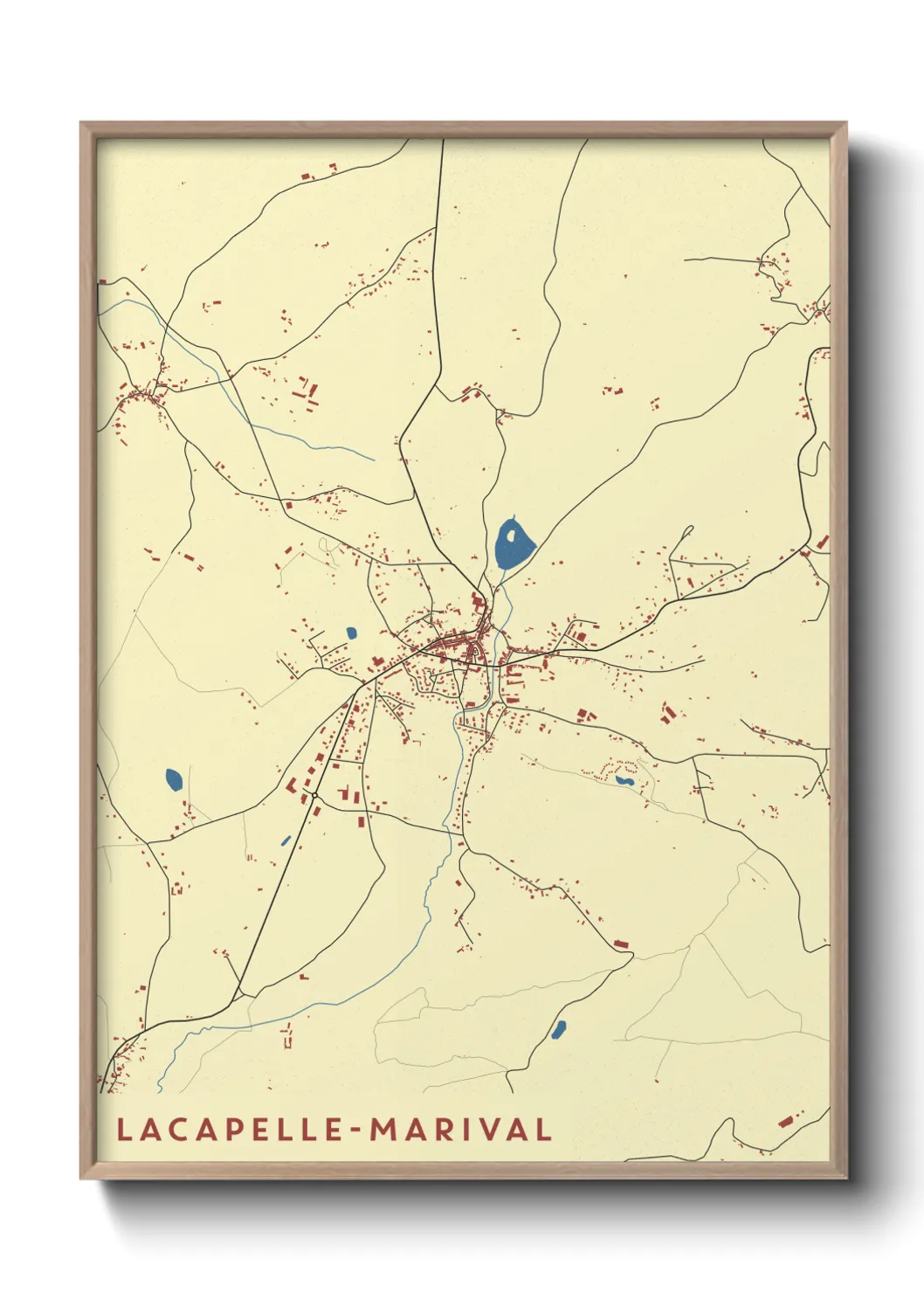 Un poster carteLacapelle-Marival