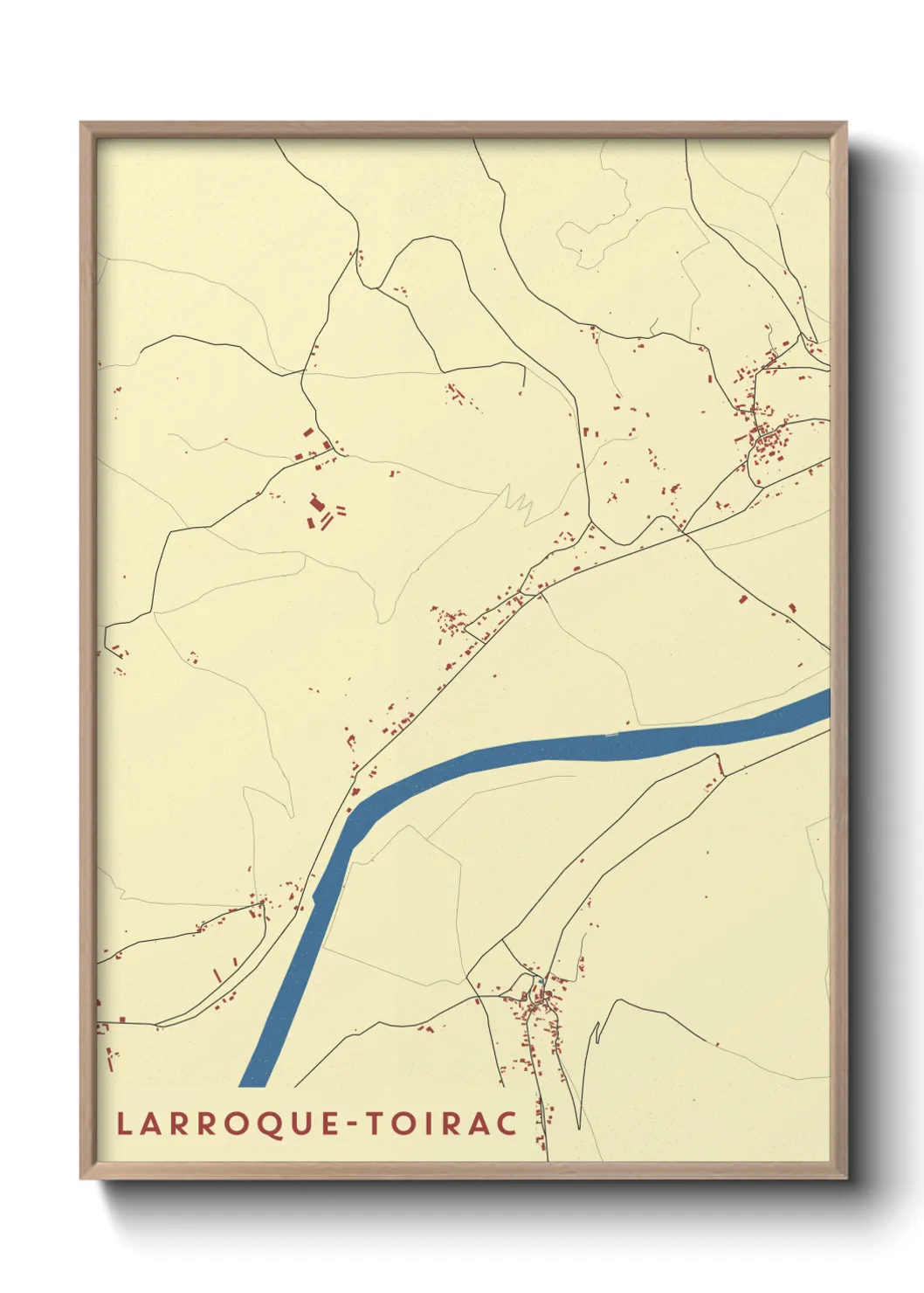 Un poster carteLarroque-Toirac