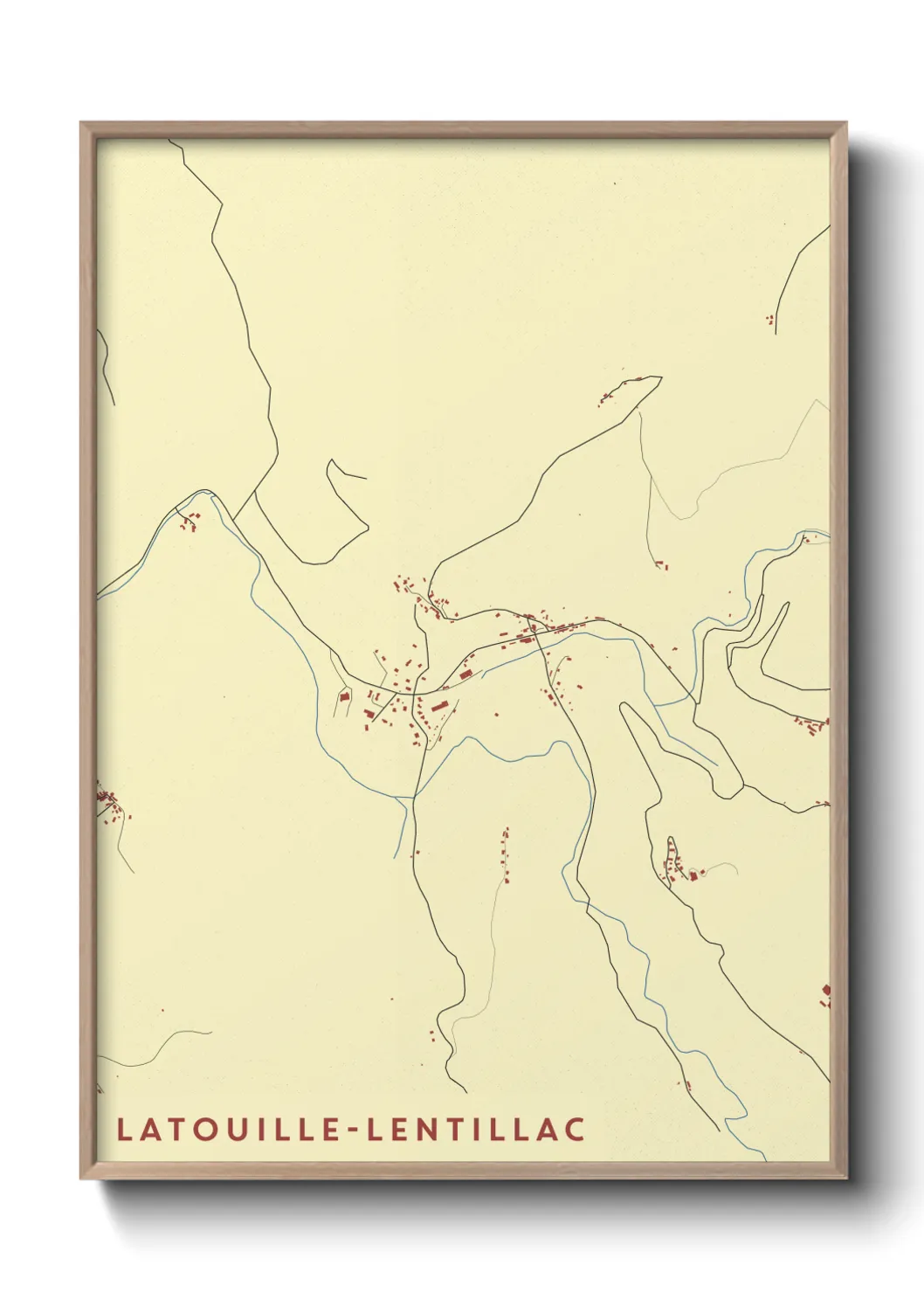 Un poster carteLatouille-Lentillac