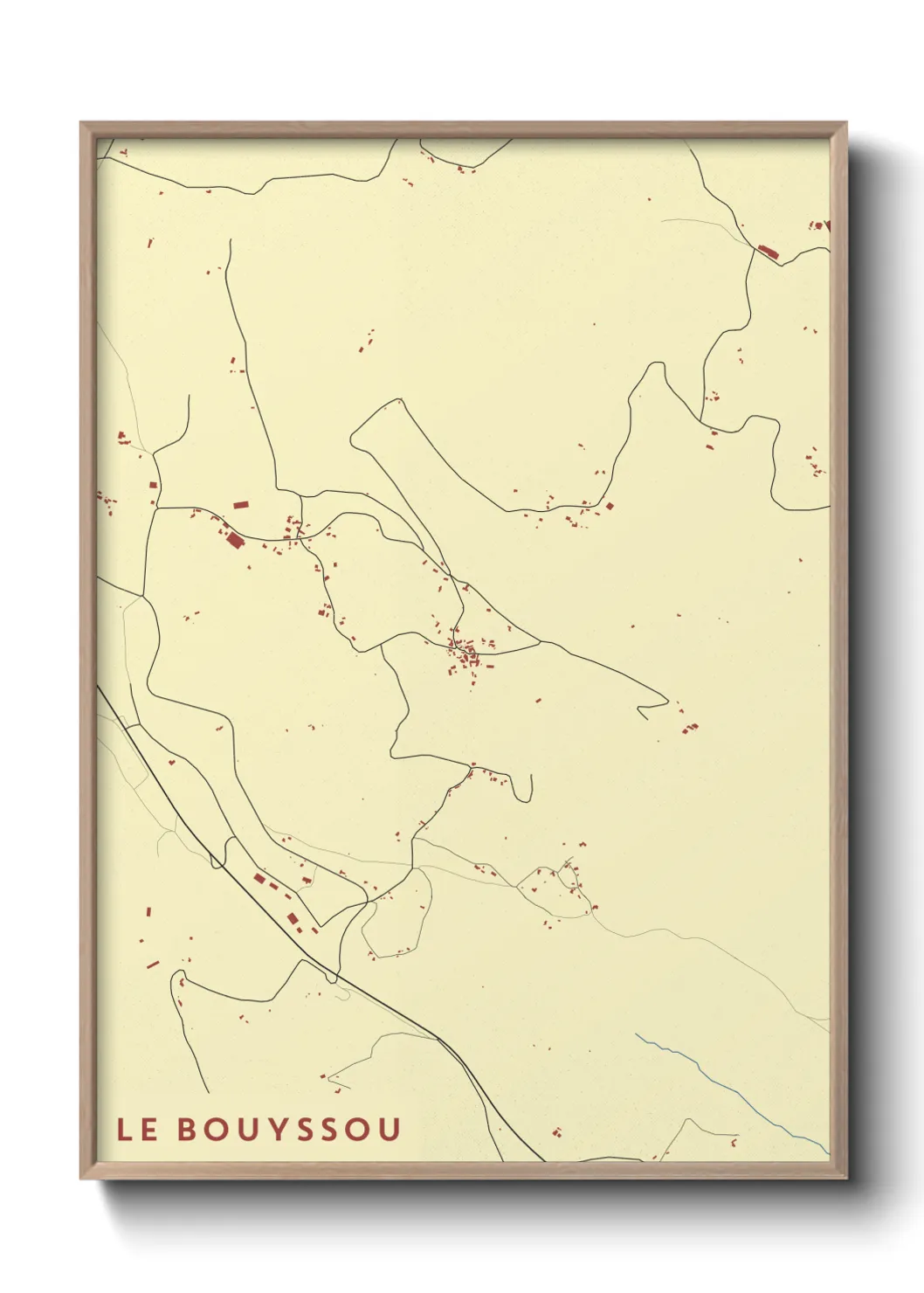 Un poster carteLe Bouyssou