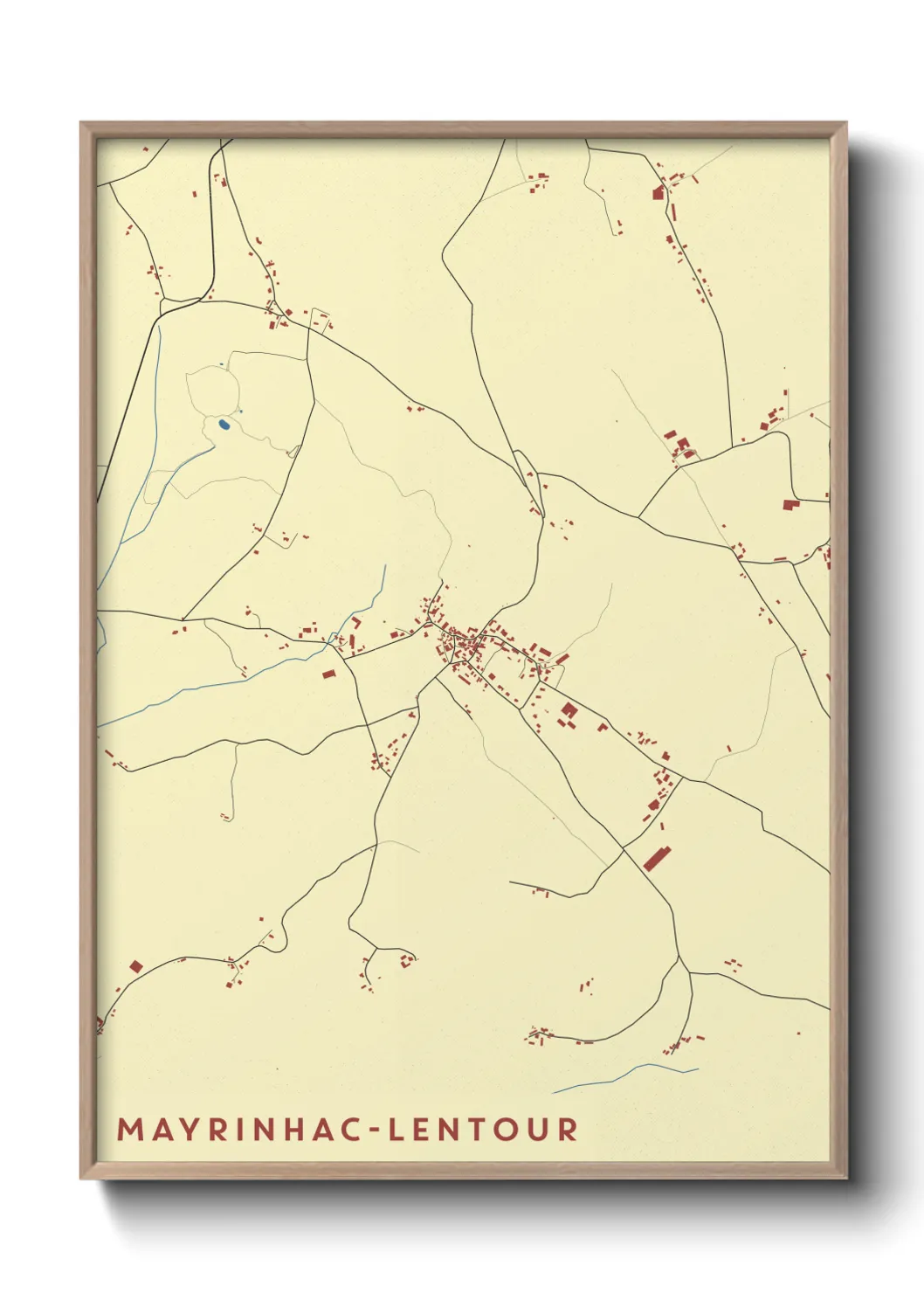 Un poster carteMayrinhac-Lentour