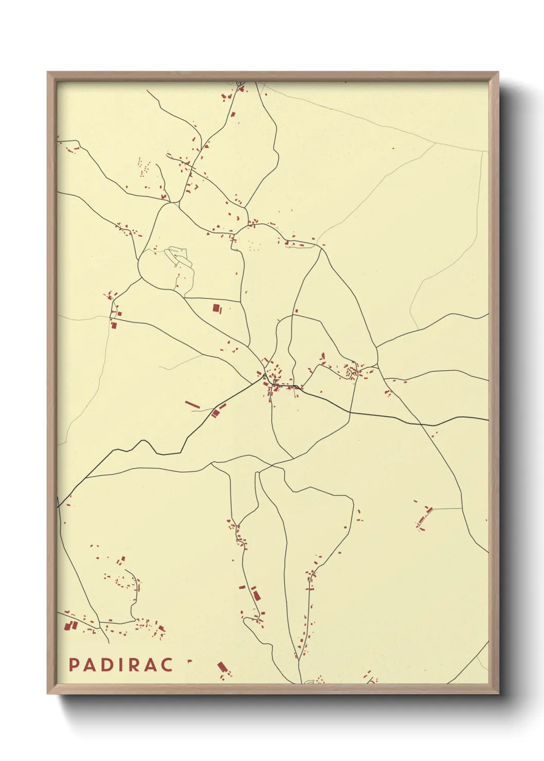 Un poster cartePadirac