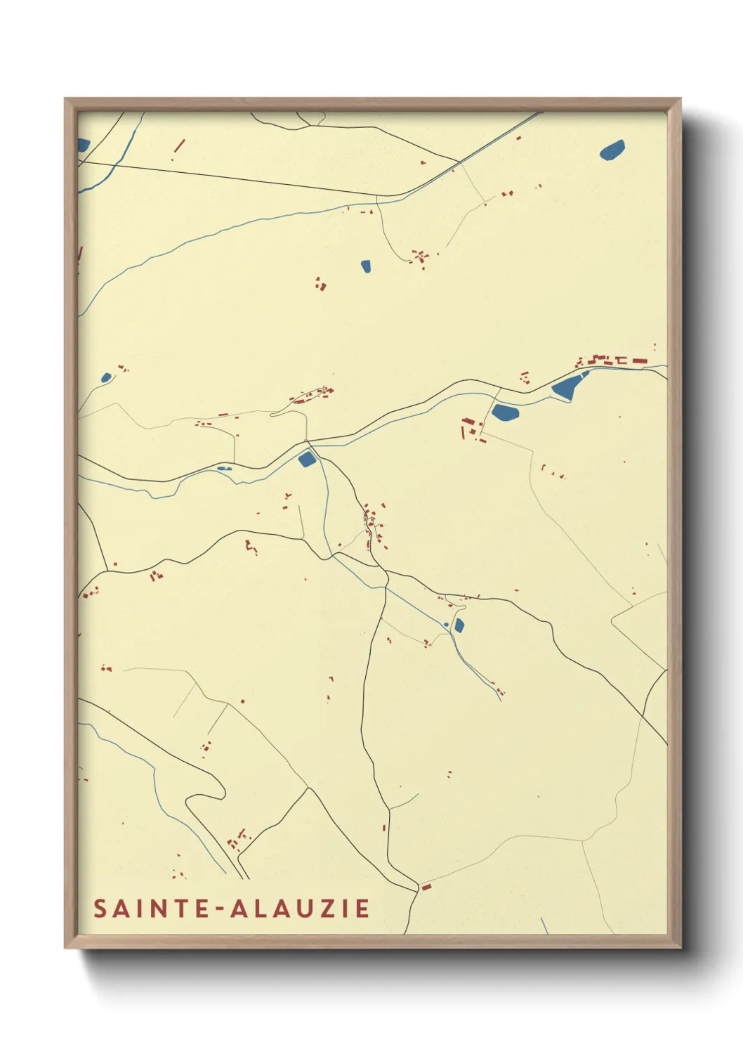 Un poster carteSainte-Alauzie