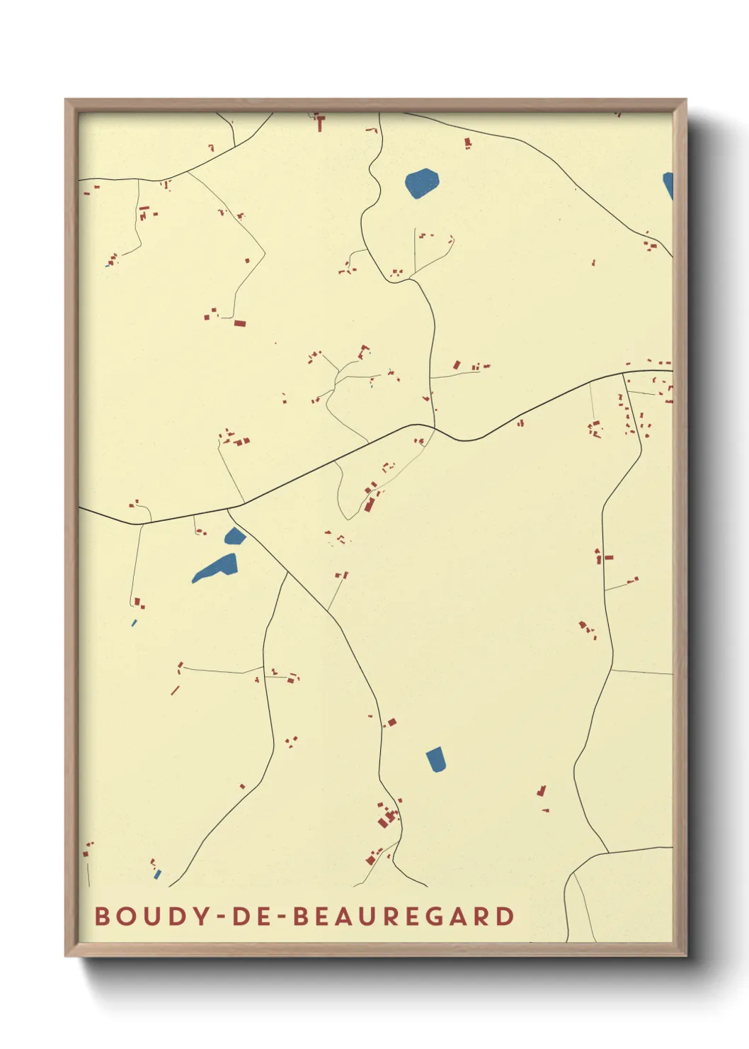 Un poster carteBoudy-de-Beauregard