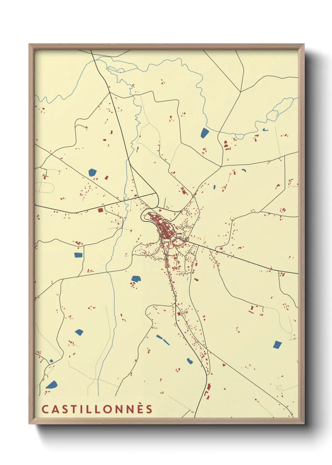 Un poster carteCastillonnès