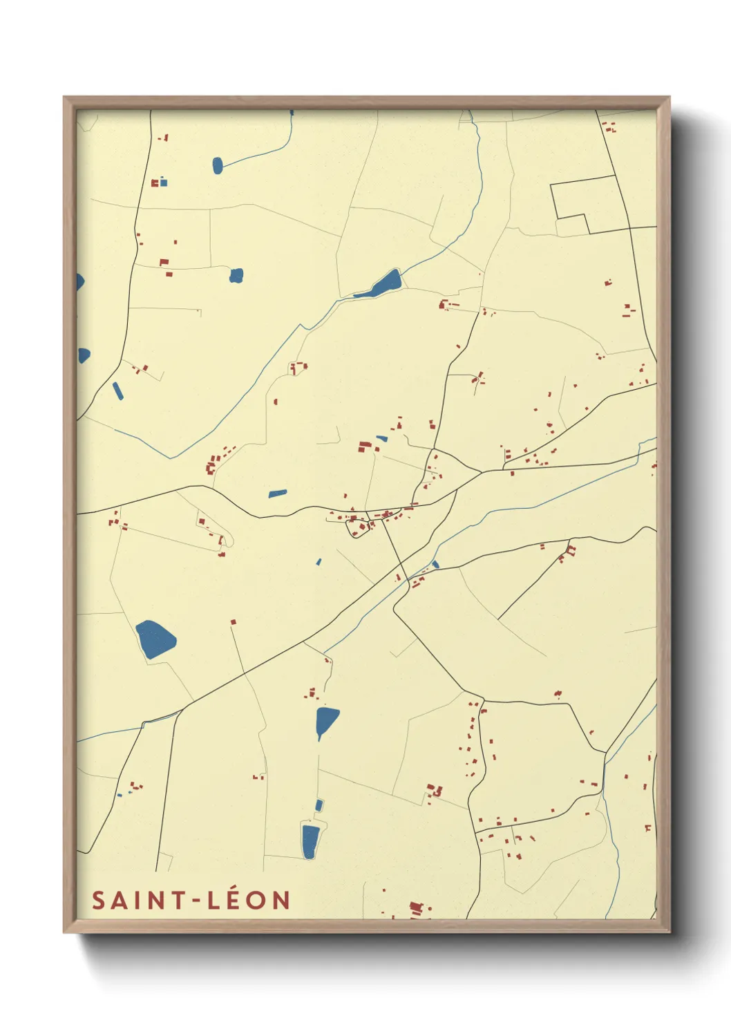 Un poster carteSaint-Léon
